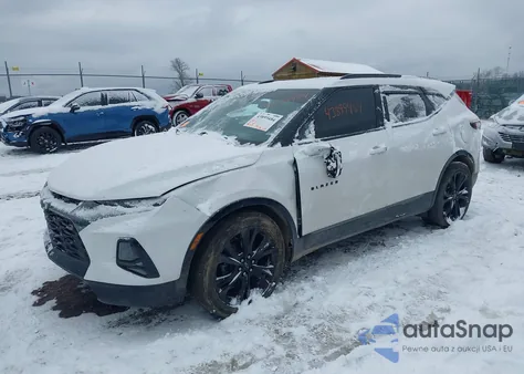 2021 Chevrolet Blazer Awd Rs из США, поврежденный, VIN 3GNKBKRS8MS570255